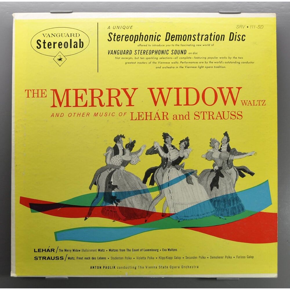 The Merry Widow and Other Music of Lehar and Strauss Vinyl